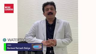 Bantwal Ramesh Baliga CEO Watertec [upl. by Atinomar561]