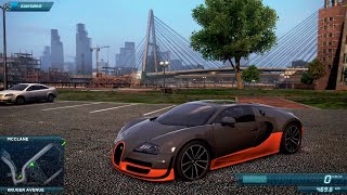 NFS Most Wanted  Police Chase Max Heat Level Escaped  Bugatti Veyron vs Police [upl. by Yntruoc]