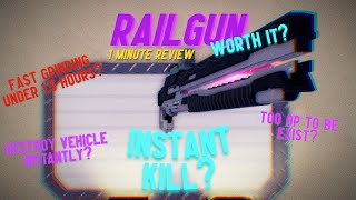 NEW OP INSTANT KILL RAILGUN Roblox Military Tycoon [upl. by Kania]