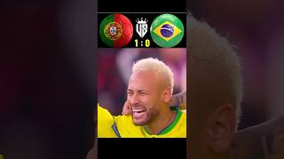 Brazil Vs Portugal ⚡️Full penalty Shootout Imaginary portugal brazil shorts [upl. by Luba]