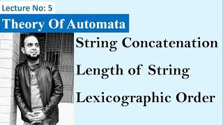 Lecture 5 String Concatenation Length of a String Lexicographic Order of string UrduHindi [upl. by Ricoriki]