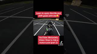 Learn to shift up and down gears on a motorcycle bike ninja400 howto begginerrider newrider [upl. by Trella160]