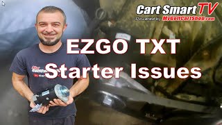 EZGO TXT Starter Issues  Solenoid Clicks [upl. by Oakman]