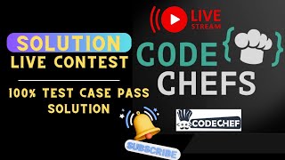 COCECHEF STARTERS CONTEST 156  ALL SOLUTIONS  C  JAVA   C  PYTHON [upl. by Ramyaj781]