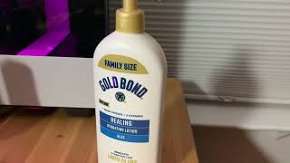 HONEST review on the Gold Bond healing hydrating lotion [upl. by Omar]