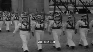 Cadetes navales de la Fragata Sarmiento en Estados Unidos 1930 [upl. by Anyer85]