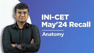 Exam Recall Series INICET May 24  Anatomy [upl. by Odraboel]