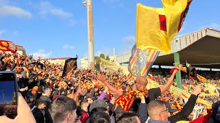 Il nuovo coro del Catanzaro Che bello è quando entro in curva💛❤️ [upl. by Coretta]