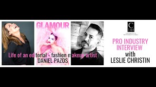 Life of an Editorial and Fashion Makeup Artist Daniel Pazos  How to break in to the Business Part 1 [upl. by Batty723]