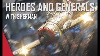 Flying Bathtub Seversky P35A  Heroes and Generals Gameplay ft The Shermanator [upl. by Kessel]