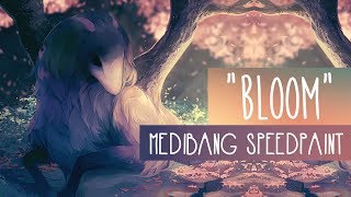 Bloom  SPEEDPAINT  Medibang Paint Pro [upl. by Maples227]