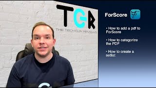 How to Use forScore  For Beginners [upl. by Itagaki]
