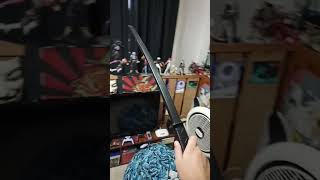 3D Printed Telescopic Sword  Gravity Retractable Katana Sword Toy [upl. by Rochella]