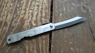 The Higonokami Japanese Traditional Pocketknife The Full Nick Shabazz Review [upl. by Mattson]