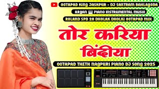 तोर करीया बिन्दीया OCTAPAD Nagpuri Instrumental🎹Piano Argan Octapad DjSong2025 Octapad King Jashpur [upl. by Vincenta]