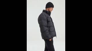 THE NORTH FACE Shiny Lhotse Padded Down Jacket Hooded Black Men  JD Sports [upl. by Kunin]