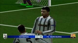 PES 2021PS2 BARCELONA VS JUVENTUS UCL GAMEPLAY [upl. by Schaffer908]