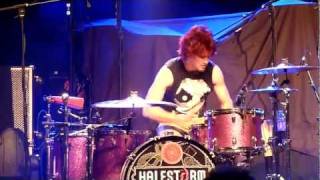 Halestorm  Arejay Hale Drum Solo  Live  Live Music Hall 05022012 720p HD [upl. by Ignatius736]