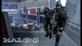 These grunts are super dangerous with grenades  Halo 3 ODST Gruntpocalypse with HaloBoy69 [upl. by Irret373]