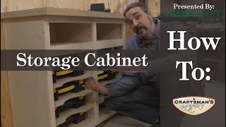 Woodcraft 101  How to build a storage cabinet [upl. by Michaeline913]