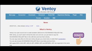 Ventoy MultiBoot USB Drive Tool [upl. by Diogenes281]