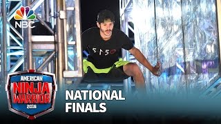 Flip Rodriguez at the National Finals Stage 1  American Ninja Warrior 2016 [upl. by Gregorius]