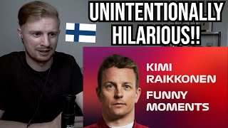 Reaction To Kimi Raikkonen Funny Moments [upl. by Kono897]