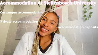 Accommodation at Stellenbosch University [upl. by Hollah]