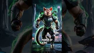 Monkey and Pig HERO VS VILLAIN AnimalFusion AI Shorts Subscribe trendingshort super [upl. by Rawden922]