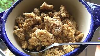 Muesli croustillant au son davoine minceur  Recette SOCOOKING [upl. by Atinar]