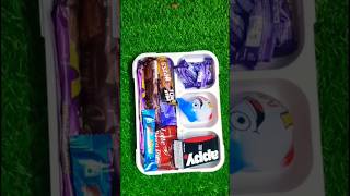 Dairy Milk Shots 5 Star Munch Perk Chocolate Cake Kinder Joy amp Apple Juice Lunch Box Ideas 🥰 😋 [upl. by Haonam267]