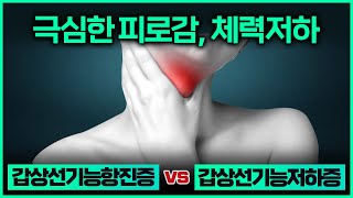 식욕감퇴 체중증가 vs 식욕증가 체중 감소손 떨림 vs 손발저림덥다 vs 춥다갑상선기능항진증 vs 갑상선기능저하증극심한 피로감 체력저하부산MBC 180716 방송 [upl. by Sorcim]