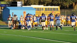 Rickards JV  Godby JV jvfootball rivalrygame [upl. by Aiz671]