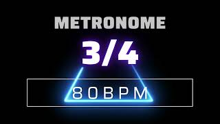 34 METRONOME 80 BPM △ [upl. by Itsrejk795]