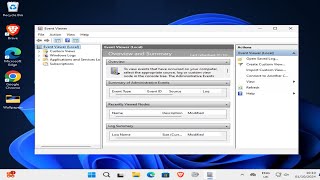 How To Clear Event Logs in Windows 11 [upl. by Aicineohp]
