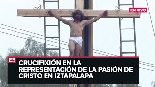 Pasión de Cristo en Iztapalapa Jesús muere crucificado [upl. by Pohsib192]