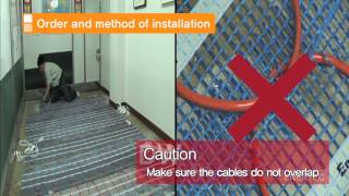 Floor Heating Mat Cable [upl. by Eiramesor]