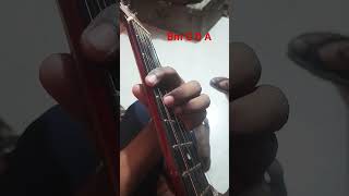 bminor Sharpe chords  basic chords bar chords acousticguitar guitarlesson fingerstyle [upl. by Aicilf]