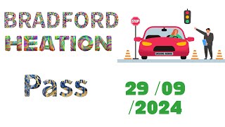 Bradford Heaton Actual car driving test route 29 September 2024 full hd 4k [upl. by Aicert243]