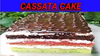 How to make a tasty CASSATA CAKE Cake RecipeMalayalamK Masters [upl. by Aneeuqahs692]