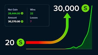 20 TO 30000 STAKE DICE STRATEGY [upl. by Coulombe]