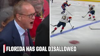 Panthers coach Paul Maurice is LIVID after goal gets overturned for offside  Stanley Cup Final [upl. by Fanchon]