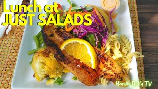 Delicious LUNCH At quotJUST SALADSquot In Kingston🌴Jamaica Vlogs [upl. by Oika]