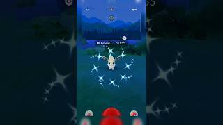 Caught shiny ✨️ Eevee  Day 0930 catching shiny pokemon shorts youtubeshorts gameplay short [upl. by Daffy]