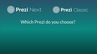 Two Different Prezis Prezi Classic and Prezi Next [upl. by Kruger]