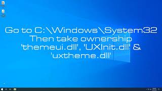 How to Fix UltraUXThemePatcher Problem Not Modified Custom Theme After Reboot [upl. by Ynnus338]