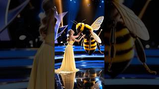 A Woman Fuses with A Bee on AGT americagottalent agt magic talent shorts [upl. by Nivek]