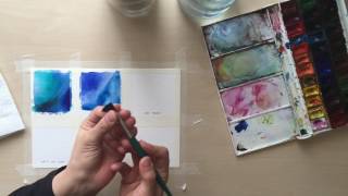 Suluboya Teknikleri  Watercolor Techniques [upl. by Inalaehak]