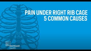 Common causes of pain under the right rib cage [upl. by Enelyw]