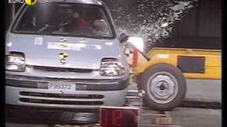 Euro NCAP  Renault Clio  2000  Crash test [upl. by Pennie]